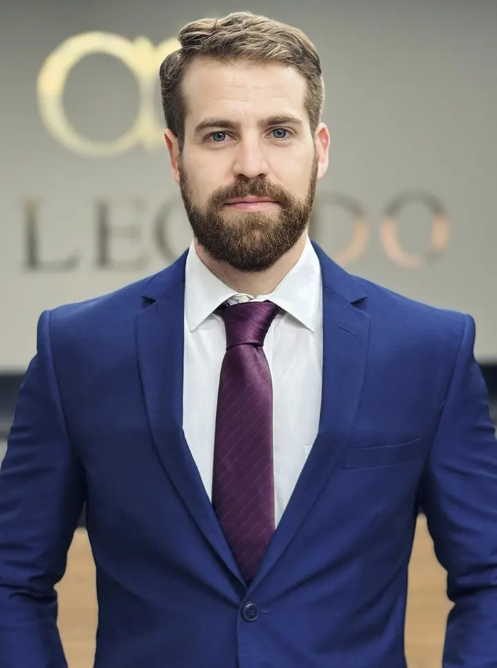 Traje azul
